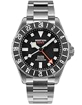 Titanium GMT 200m Water Resistant Sport Automatic Mechanical Mens Diver Watch S462.K
