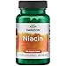Produktbild Swanson Niacin, 100mg, Vitamin B3, 250 vegane Tabletten, hochdosiert, Laborgeprüft, Vegetarisch, Sojafrei, Glutenfrei, Ohne Gentechnik
