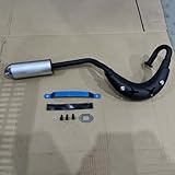 cdar 1 Set Exhaust Pipe, for 49cc Kids Dirt Bike(Red), Motorcycle Accessories L