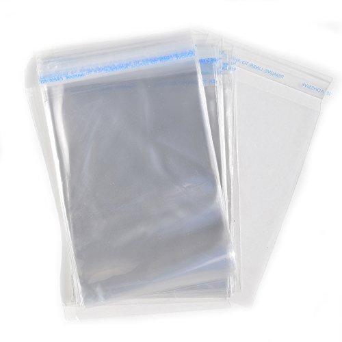 100 A6 / A2 Crystal Clear Flat Resealable Envelopes