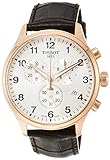 Material: Edelstahl Tissot Herren-Uhren Analog Quarz One Size Leder 87459756