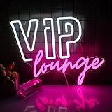 Salón VIP LED Señal de neón para la decoración de la pared USB Brillo ajustable Sala de estar Bares Pub Club Reuniones Arte Decoración de la pared