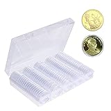 ➎ 【Tolles Geschenk】 Klare Münzorganisatoren erleichtern das Aufbewahren, Anzeigen und Umtauschen von Münzen. Praktisches Geschenk für Münzsammler, um ihre Lieblingsmünzen aufzubewahren und zu schützen.