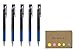Pilot juice up 04 Retractable Gel Ink Pen, Ultra Fine Point 0.4mm, Blue Ink, 5-Pack, Sticky Notes Value Set
