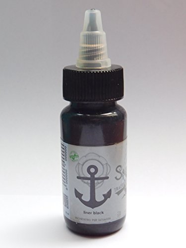 Preisvergleich Produktbild Sailor Jerry Tattoofarbe Linien Schwarz 30ml