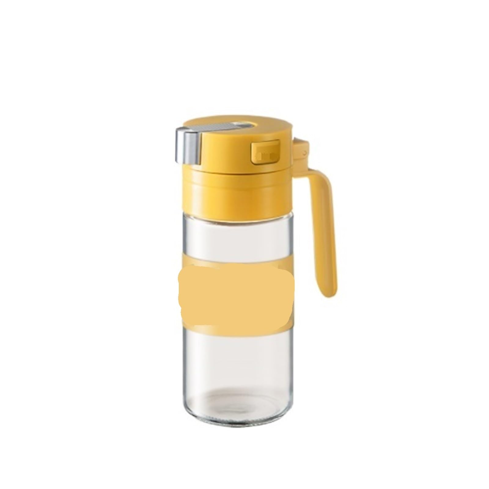 HDICUHNANU Reusable Kitchen Oil Bottles Cruet Automatic Opening And Closing Olive Oil Dispenser Bottle Suitable For Salads Grilling And Frying Air Fryer, Salad(Yellow)