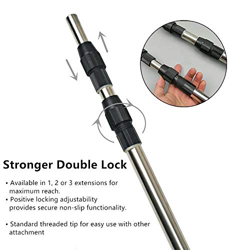 Manual Pruning Pole Saw - 18 Foot Hand Pruning Saw For Tree Trimming, High Reach Tree Pruner With Extension Pole #TOP5