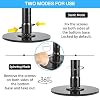 Heavy-Duty Professional Spinnings & Static Dancing Pole,45mm Portable Removable Dance Pole for Home Fitness,Stripper Pole Adjustable Height(88-108),Holds 330 Lbs,with Tools