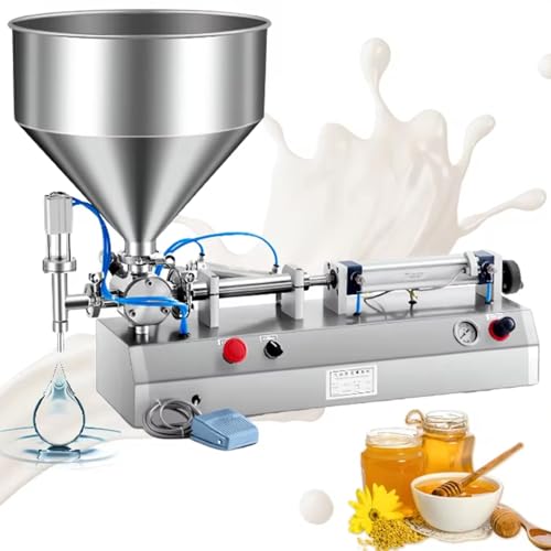✔【Materiale in acciaio inossidabile】: la riempitrice per liquidi e paste è realizzata in acciaio inossidabile, resistente alla corrosione e all'usura, che garantisce un'elevata precisione di riempimento e un riempimento antigoccia. La base spessa e robusta rende la macchina robusta e durevole, garantendo un funzionamento regolare e stabile e una più ampia gamma di applicazioni.