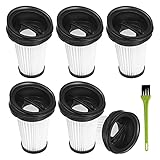 Jajadeal 6 Stück Filter für Grundig VCH9829 VCH9832 VCH9629 VCH9630 VCH9631 VCH9632 Vacuum Cleaner, Hepa Ersatzfilter Teilenummer 9178008590