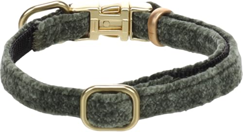 Flamingo Dog Collar Saba Green XS 20-35cm 10mm, S | 30-45cm x 15mm x 3mm - Image 2