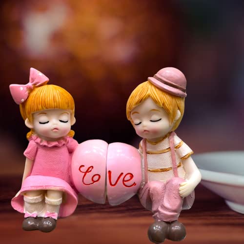 Image of AUGEN Polyresin Love Idol Statue Showpiece for Home Decor Decoration and Gifting (7671-D, 7.5cm)