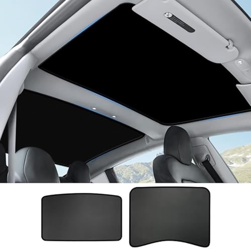 TOPABYTE Parasol de Techo para Tesla Model 3 Highland 2025 2018-2024, Parasol de Vidrio para...
