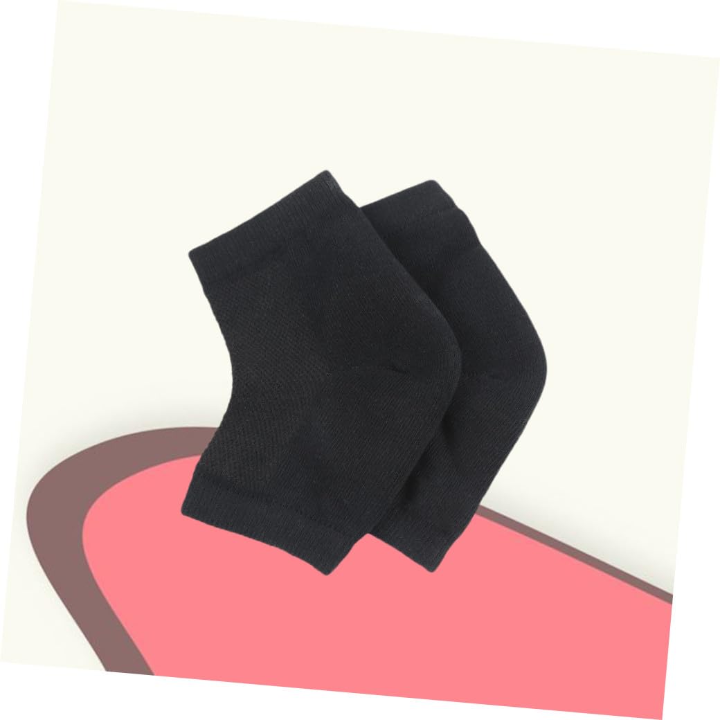 FRCOLOR 9piezas Calcetines De Talón Ventilados De Gel Unidades Para Piel Seca y Agrietada Diseño Abierto Unisex Gel Hidratante Cómodos y Reutilizables