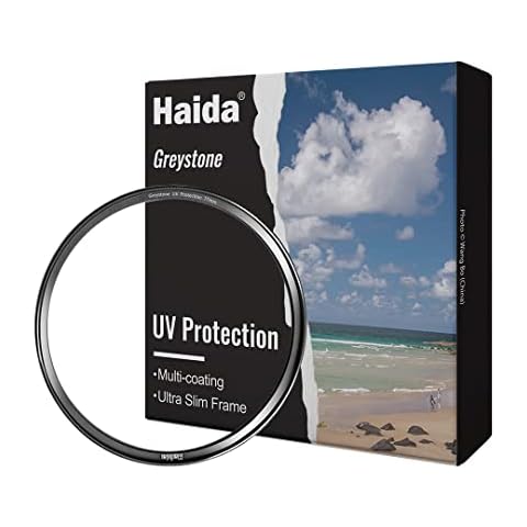 Haida 52mm UV Filter with Golden Outer Ring - Ultra Slim Ultraviolet Lens Filter Multi-Coated Protective Filter Cover