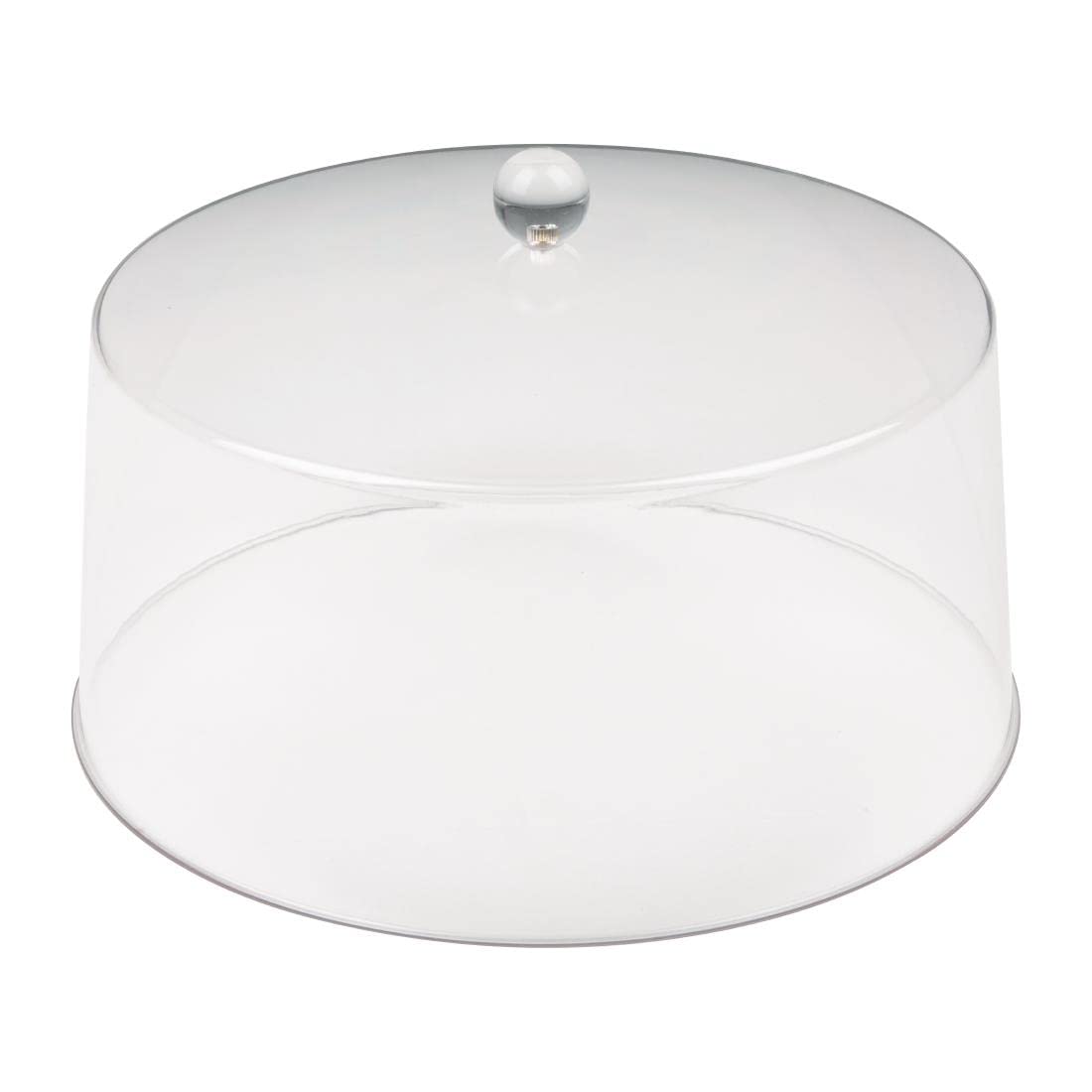 Olympia Kristallon Polycarbonate Display Cover 190mm - Heavy Duty, Dishwasher Safe, Stackable, Hotel Restaurant Café Buffet Display Food Pastry Cover
