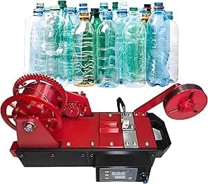 Recycled PET Bottle Recycler, 3D Printed Bottle Recycler, Desktop Filament Extruder Machine, Pultruded 3D Filament from Plastic Bottles, PET Bottle Recycling, Families Red