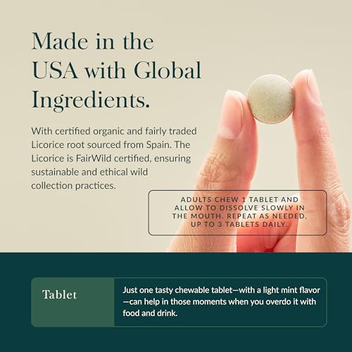 Gaia Herbs Rapidrelief Reflux Relief Tablets, 45 Count