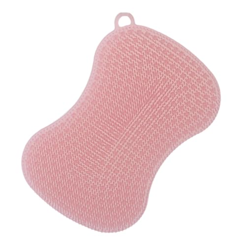 Éponge en silicone pour vaisselle – Éponge multifonction pour lave-vaisselle de 14 x 8 cm avec brosse en silicone, design de trou, éponges de cuisine à...