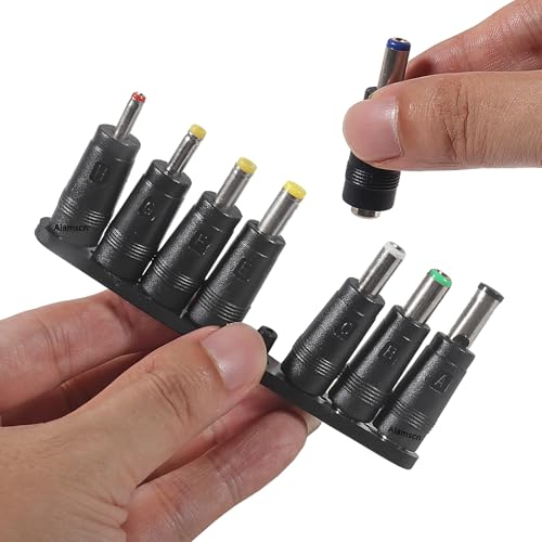 Kit universal de 8 conectores de corriente DC 5.5x2.1 mm miniatura 5