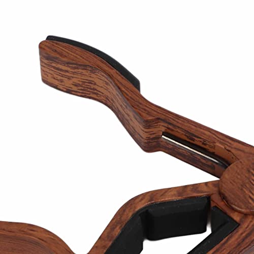 Guitar Capo Quick Release String Clamp Black and Rosewood Capo Accessory Set Kit with 5Pcs Guitar Pick for Bass Banjo… - Les Beatles, Paul McCartney, John Lennon, RIngo Starr, George Harrison Guitar Capo Quick Release String Clamp Black and Rosewood Capo Accessory Set Kit with 5Pcs Guitar Pick for Bass Banjo… – Image 8