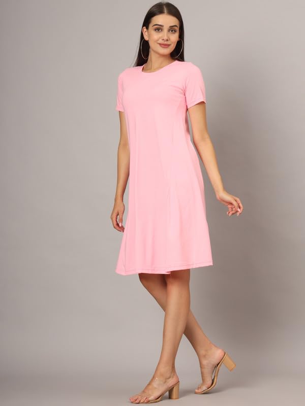 Image of Women's A-Line Cotton Midi Dress