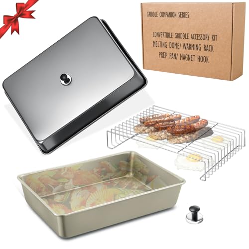 2 Pack domos para planchas con parrilla de calentamiento miniatura 1