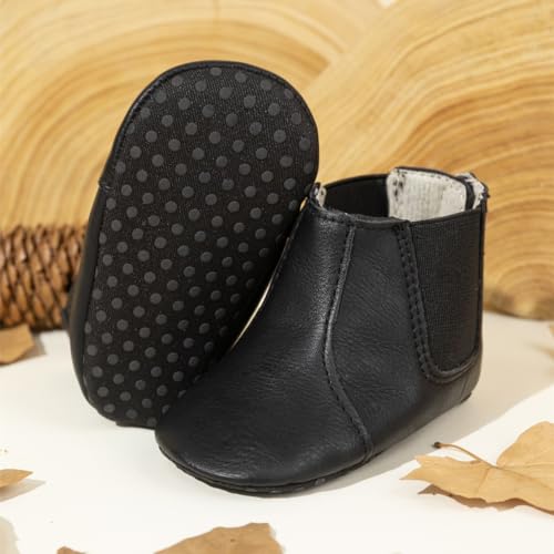 Image of Meckior Baby Girls Cowboy Tassel Boots Side Zipper Moccasins Soft Bottom Non-Slip Toddler Shoe