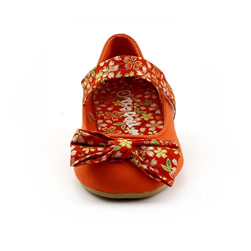 The Doll Maker Floral Bow Mary Jane2