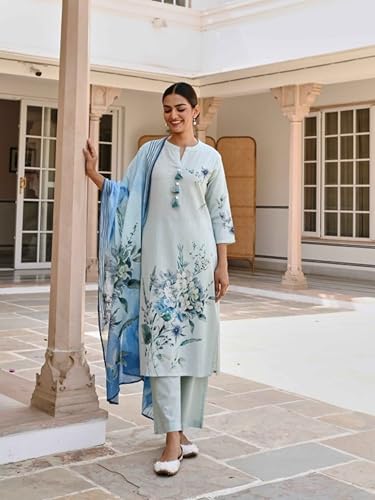 Image of Kalaanj Women Women Rayon Blend Kurta Set