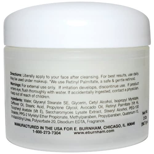 Miniatura 2 de E. Burnham Retinol Ultra Skin Care Créme - Day - Crema hidratante facial antienvejecimiento - Reduce arrugas y líneas finas 2 onzas