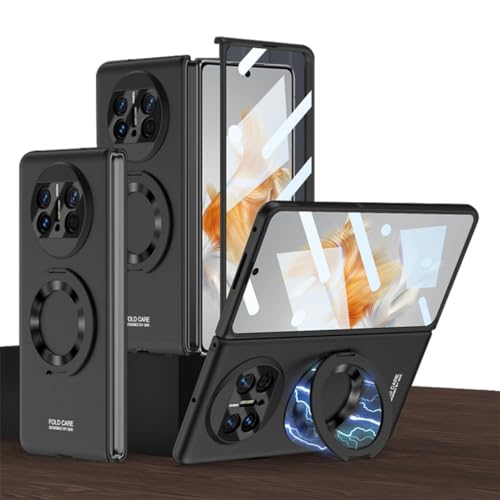 Étui Huawei Mate X3 mince à anneau rotatif et induction rapide magnétique