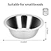 Fri4Free 2PCS Kennel Water Bowl Hanging,Stainless Steel Puppy Bowls for Small Dog Cage,Kennel, Crate, Catio Accessories,Dog Crate Water Bowl Dish Feeder Food Holder No Spill(8oz/1cup)