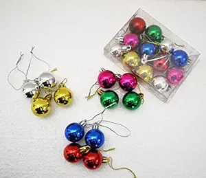 Wanna Party Christmas Santa Gloves Ornament 6 Inch Xmas Glitter Gold Santa Glove Foam Hanging Christmas Ornament for Christmas Tree Decorations-Gold-1 PC