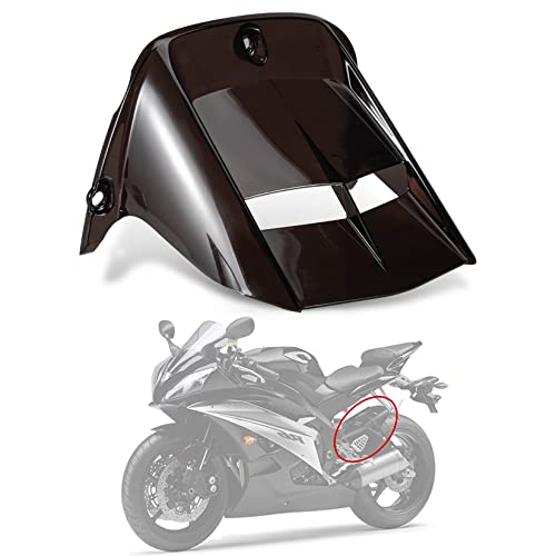 Image of Motorcycle Rear Mudguard - Mudguard Tire Hugger Dashboard Dirtboard Catch Bumper Frame Water Shield Splash Dirt Mud Guard Apron Flares Cover Trim for YZF R6 600 2006-2024, Black