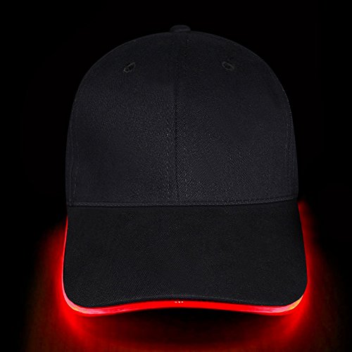 Fashion&Cool casquette lumière led (Rouge)