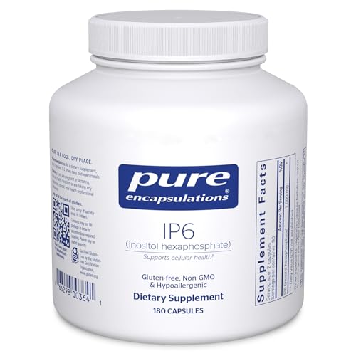 Pure Encapsulations IP6 (Inositol Hexaphosphate) | Hypoallergenic Antioxidant Support for Breast Colon and Liver Cell Health* | 180 Capsules