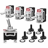 RIWAZO 5Pcs Heavy Duty Car Boat Rocker Toggle Switch...