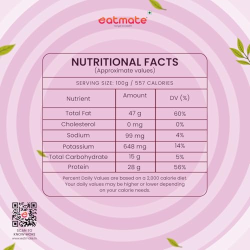 Image of Eatmate Raw Watermelon Seeds 1 Kg | Protein-Rich Superfood | Non-GMO Tarbuj Beej | Gluten-Free Magaj Seeds for Eating, Snacking, Baking, Salads and Trail Mix | Nutrient-Dense Antioxidant Source