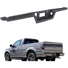 WFLNHB Rear Bumper Step Pad Black Textured Replacement for F-150 2021-2023 Without Park Aid Sensor Holes with Trailer Tow Package