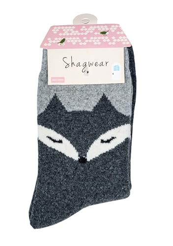 Image of Shag Wear Women's Novelty Angora Socks, Cute Animal Casual Cozy Soft and Warm, 3 Pack