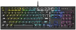 Corsair K60 RGB Pro Low Profile Mechanical Gaming Keyboard - CHERRY MX Low Profile SPEED Mechanical Keyswitches  Slim and Streamlined Durable Aluminum Frame - Customizable Per-Key RGB Backlighting