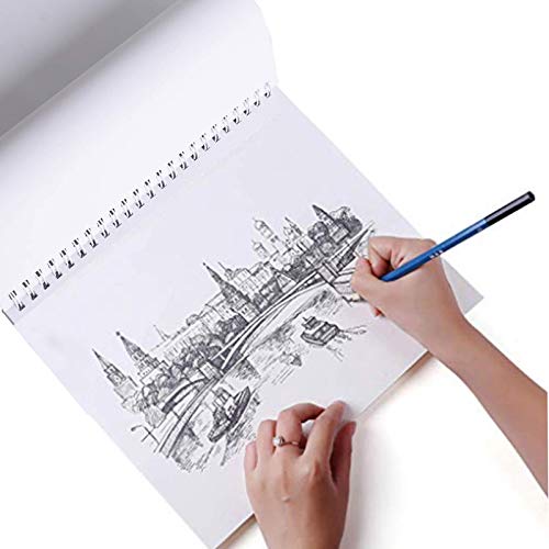 conda 9"x12" Sketch Book, 100 Sheets (68 lb/100gsm), Spiral Bound Artist Sketch Pad, Durable Acid Free Drawing Paper for Drawing Painting, Starry Sky