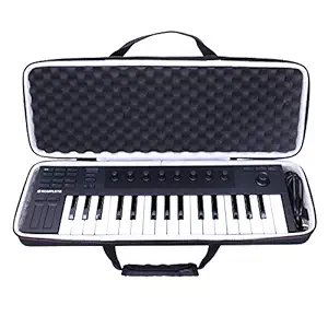 LTGEM EVA Hard Case for Native Instruments Komplete Kontrol M32 Controller Keyboard-Travel Protective Carrying Storage Bag