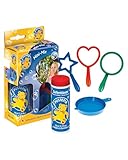 PUSTEFIX Mini-Mix 3 Bubble-Ringe I 70 ml Seifenblasenwasser I Bubbles Made in Germany I Seifenblasen...