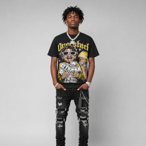 Image of DopeSkill Graphic Tee Streetwear Hypebeast Hip Hop Unisex Premium T-Shirt Sneaker Colour Matching Shirts Gift for Sneakerhead