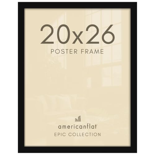 Image of Americanflat 20x26 Poster Frame - Engineered Wood - Black