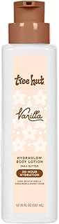 Tree Hut Hydraglow Body Lotion Vanilla, Mothers Day Gifts, Hydrating & Nourishing Daily Body Moisturizer for Smooth, Soft Skin & Cozy Fragrance, Long-Lasting Hydration, 18 fl oz