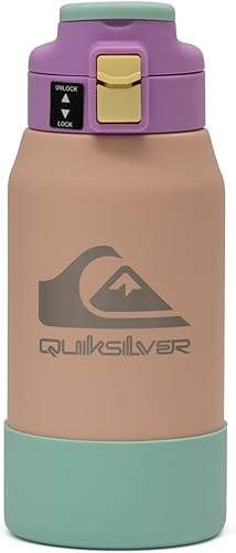 Miniatura 8 de Quiksilver Redondo - Taza de viaje de acero inoxidable aislada al vacío, taza de café reutilizable o botella de agua con tapa a prueba de fugas,