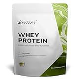 edubily nutrition® Whey Protein Konzentrat - Aus Milch von Kühen mit Weidezugang - Ohne Zucker & mit Stevia gesüßt - Optimale Löslichkeit - Made in Germany (750 g, Matcha)